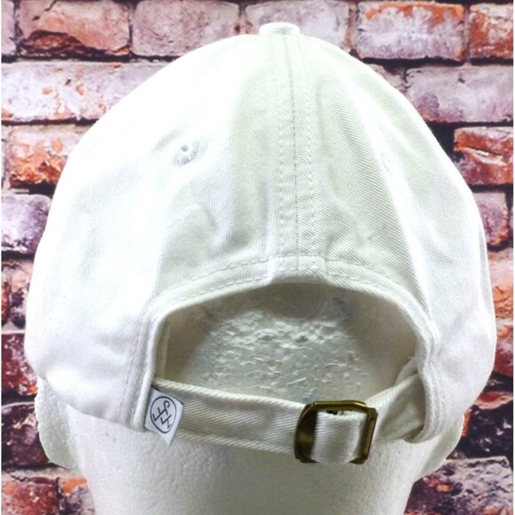 Vintage Fanta Orange Logo White Adjustable Baseball Cap *Has Stain* - Picture 3 of 8